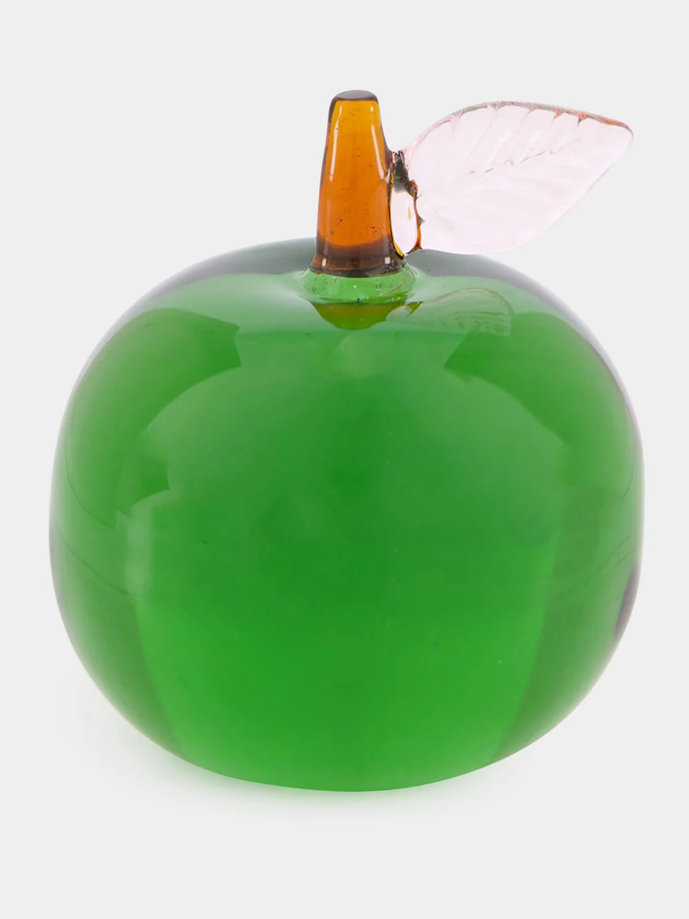 Paperweight full apple green