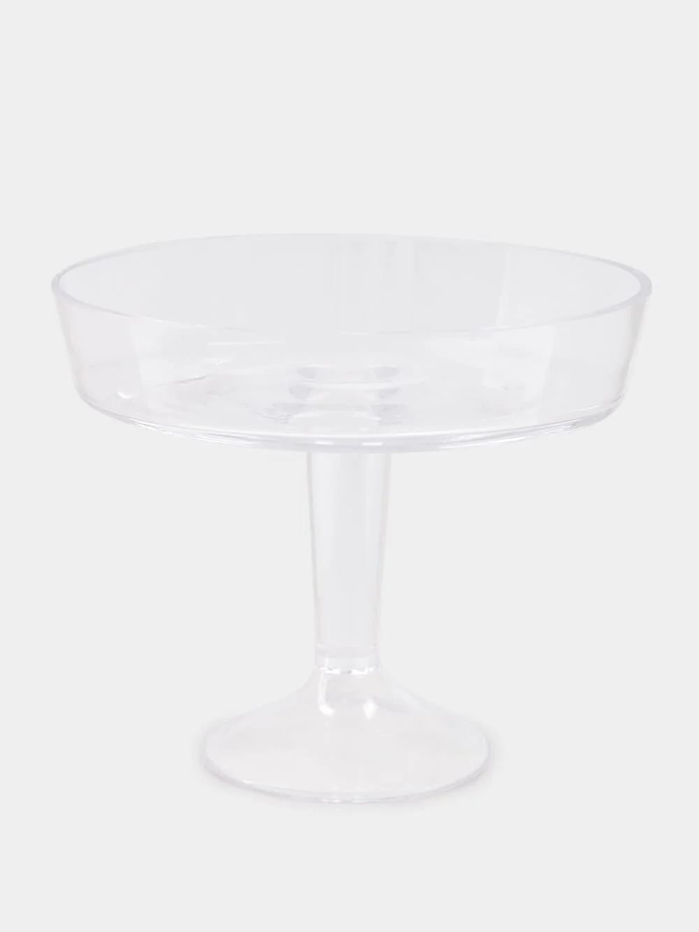 Footed Alzate Crystal Plate