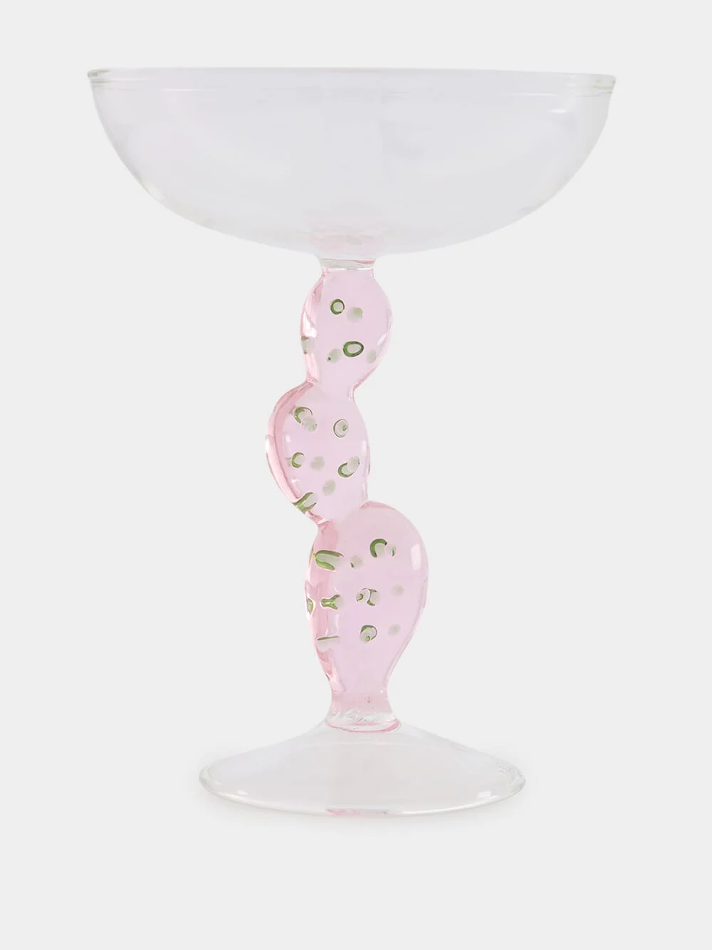 Pink Cactus Champagne Glass - Image 3