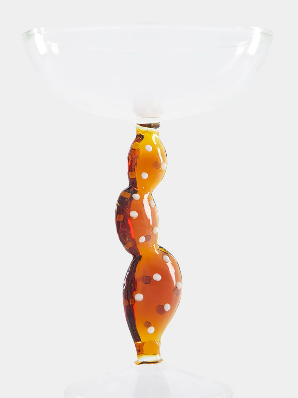 Orange Cactus Champagne Glass - Image 3