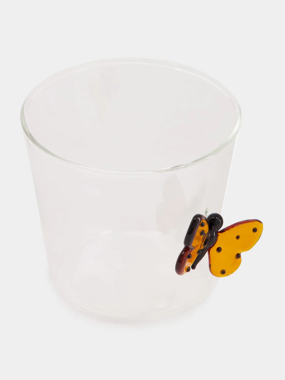 Glass Tumbler with Butterfly Accent - Image 2