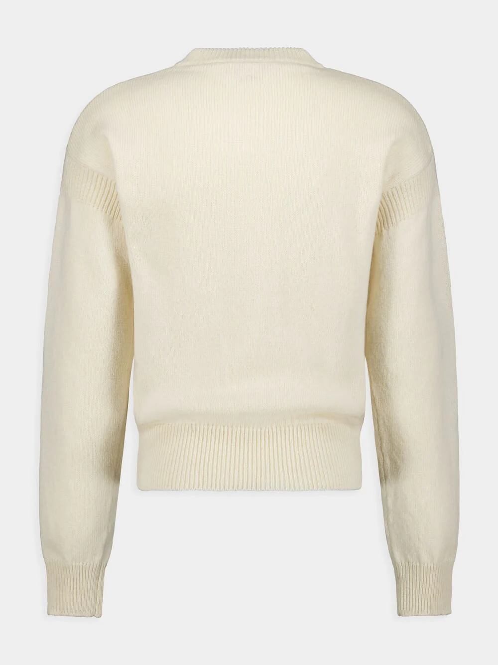 Intarsia-Knit Wool Crewneck Sweater - Image 3