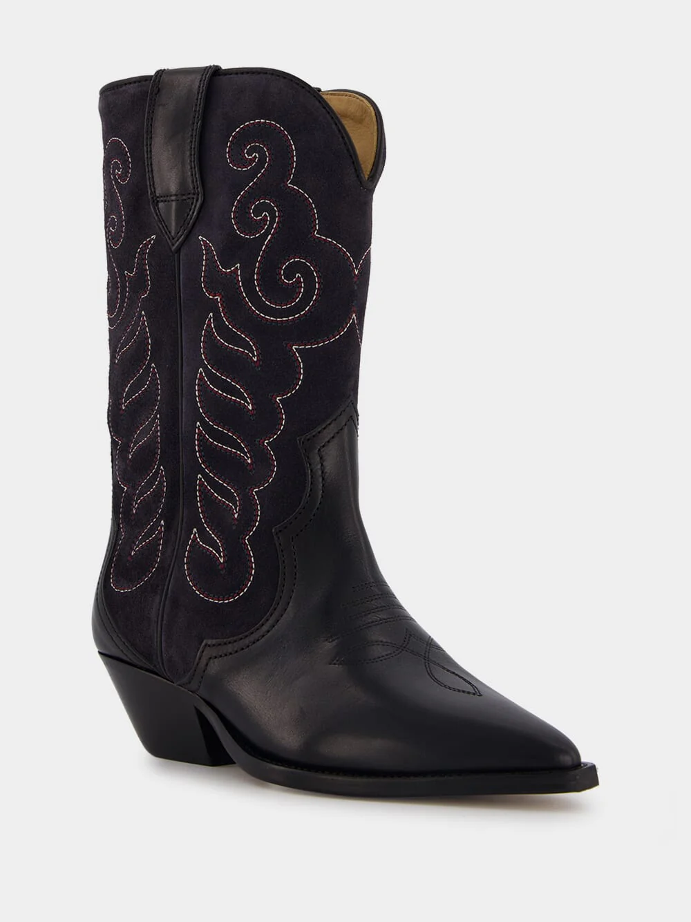 Duerto Black Suede Cowboy Boots - Image 2
