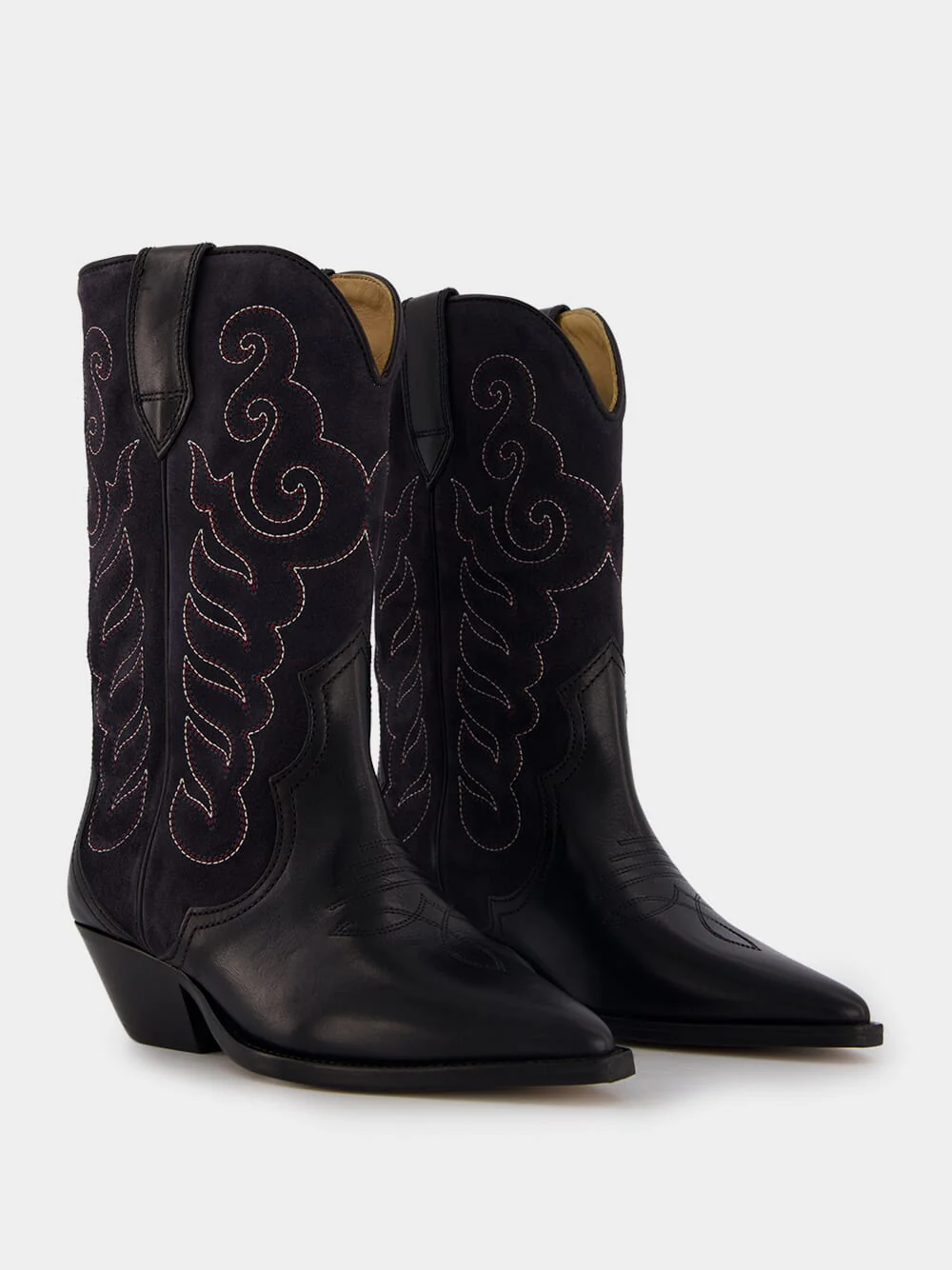 Duerto Black Suede Cowboy Boots - Image 3