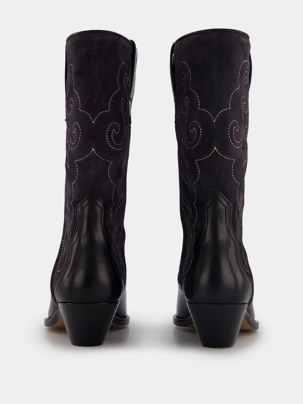 Duerto Black Suede Cowboy Boots - Image 4