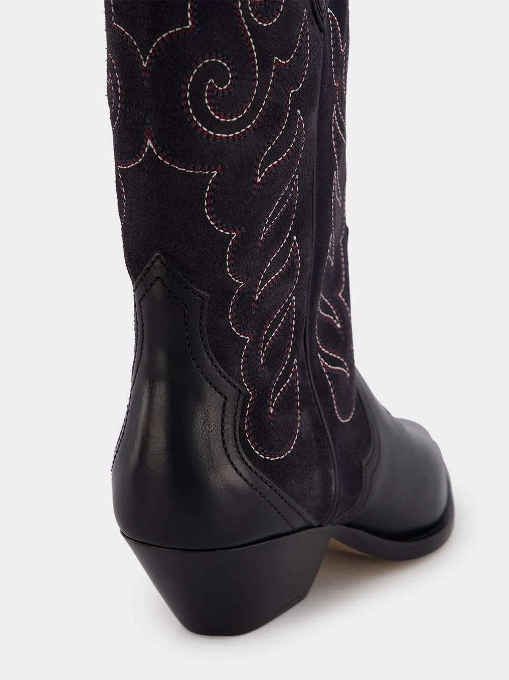 Duerto Black Suede Cowboy Boots - Image 5
