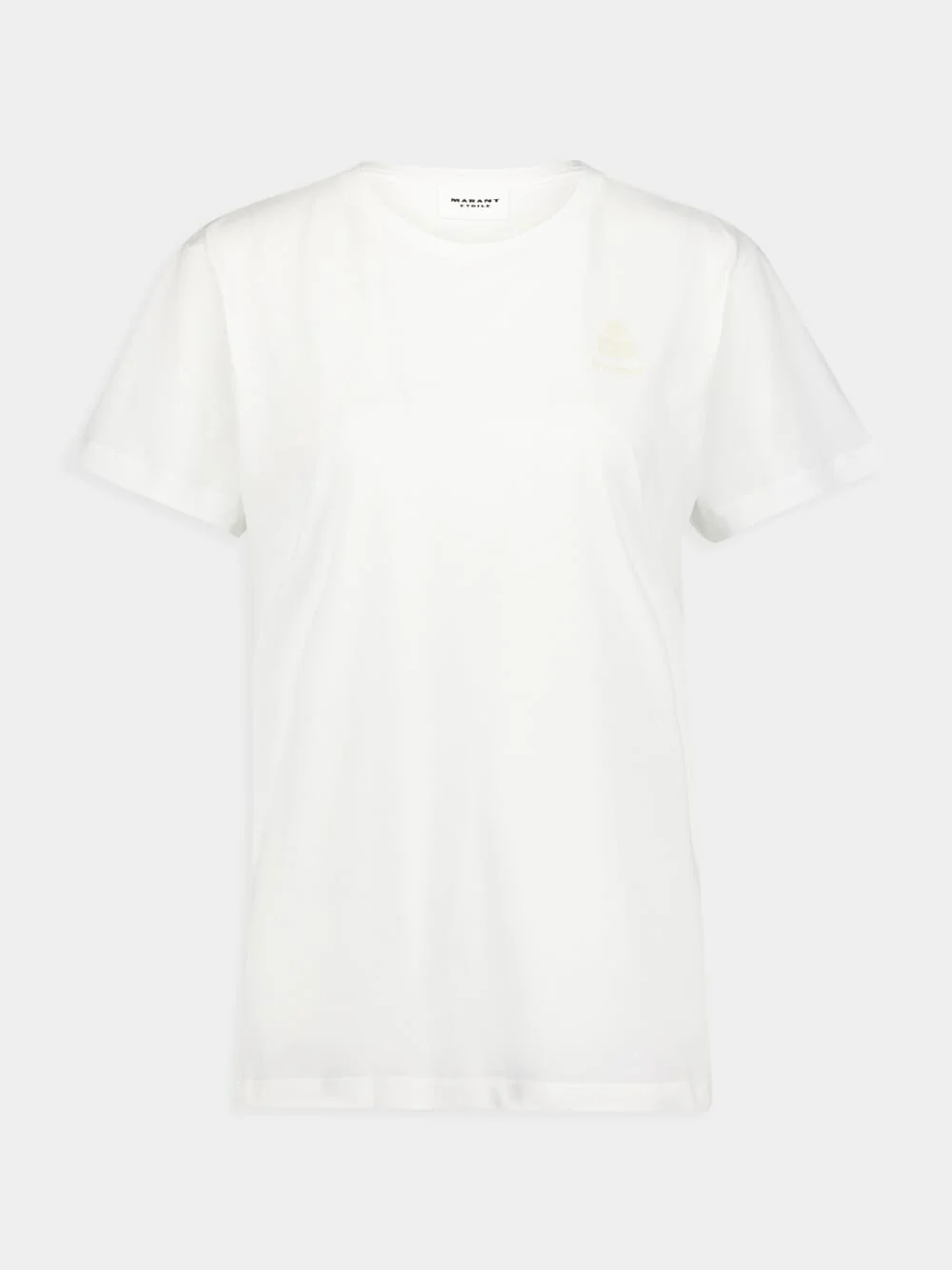 Aby Embroidered Logo Cotton T-Shirt