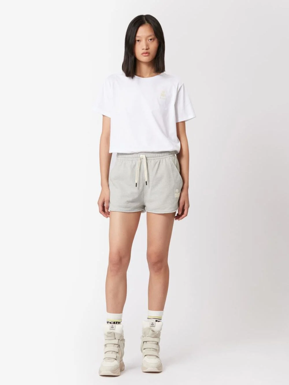 Aby Embroidered Logo Cotton T-Shirt - Image 2