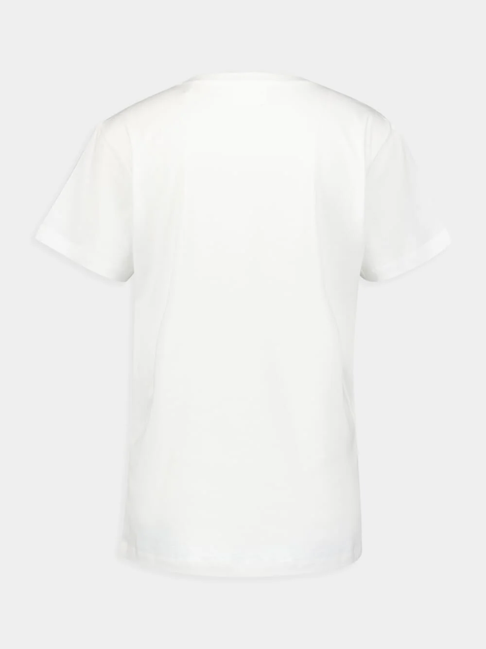 Aby Embroidered Logo Cotton T-Shirt - Image 3