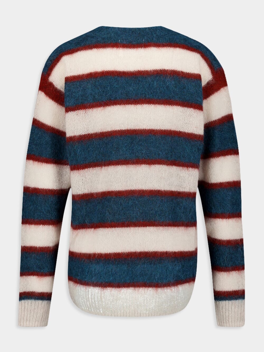Drussell Brushed-Effect Striped Mohair Jumper - Image 3