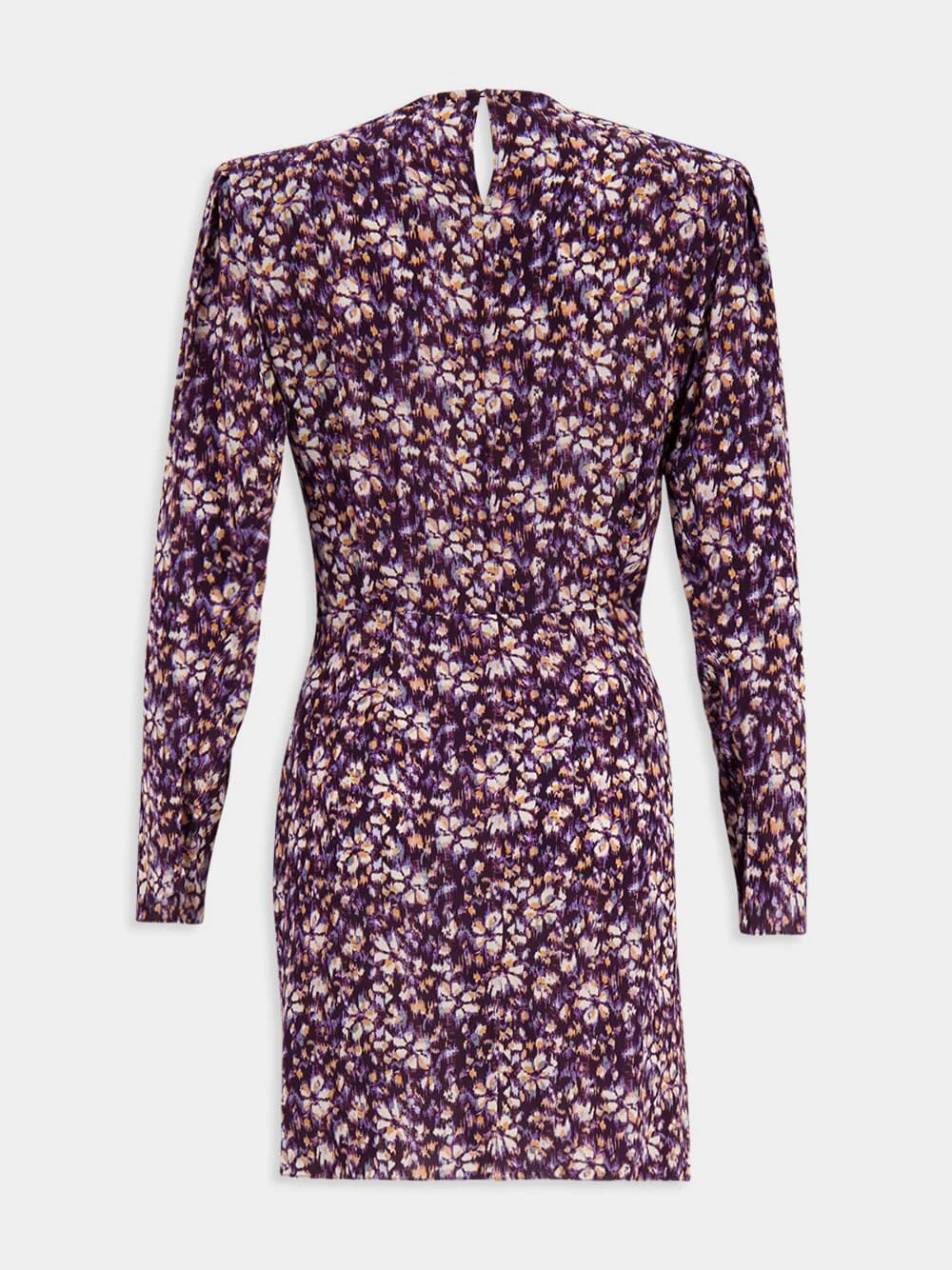 Gathered Floral-Print Minidress - Image 3