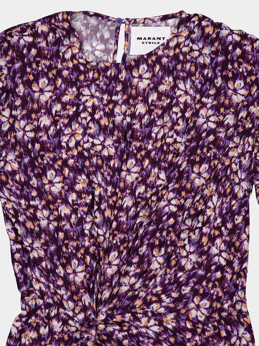 Gathered Floral-Print Minidress - Image 5