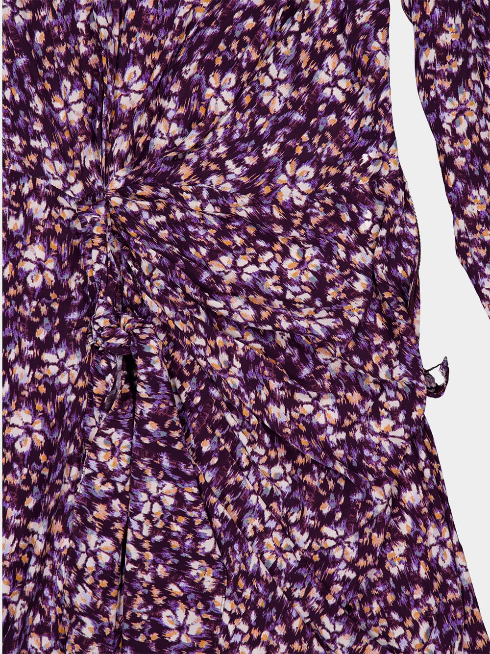 Gathered Floral-Print Minidress - Image 6
