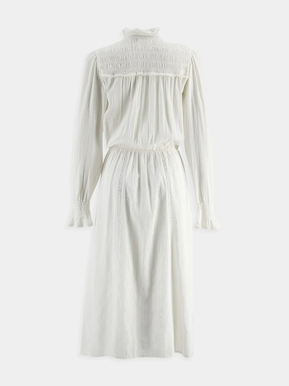 Imany Ruffle-Detailing Cotton Dress - Image 3