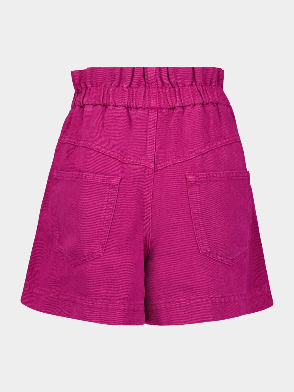 Paperbag-Waist Cotton Shorts - Image 3