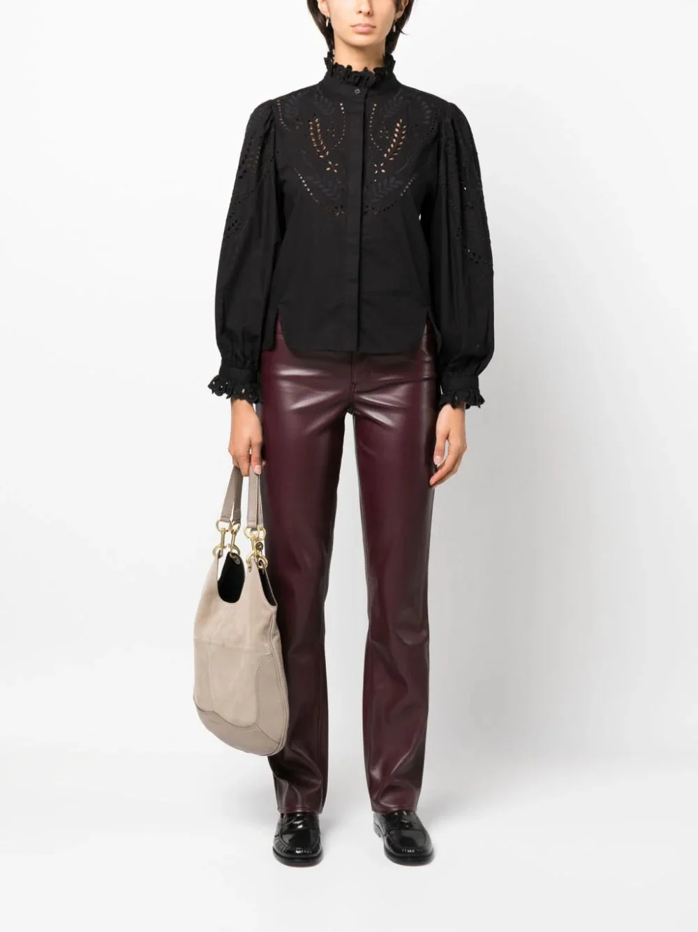 Raissa Broderie Anglaise Cotton Shirt - Image 2