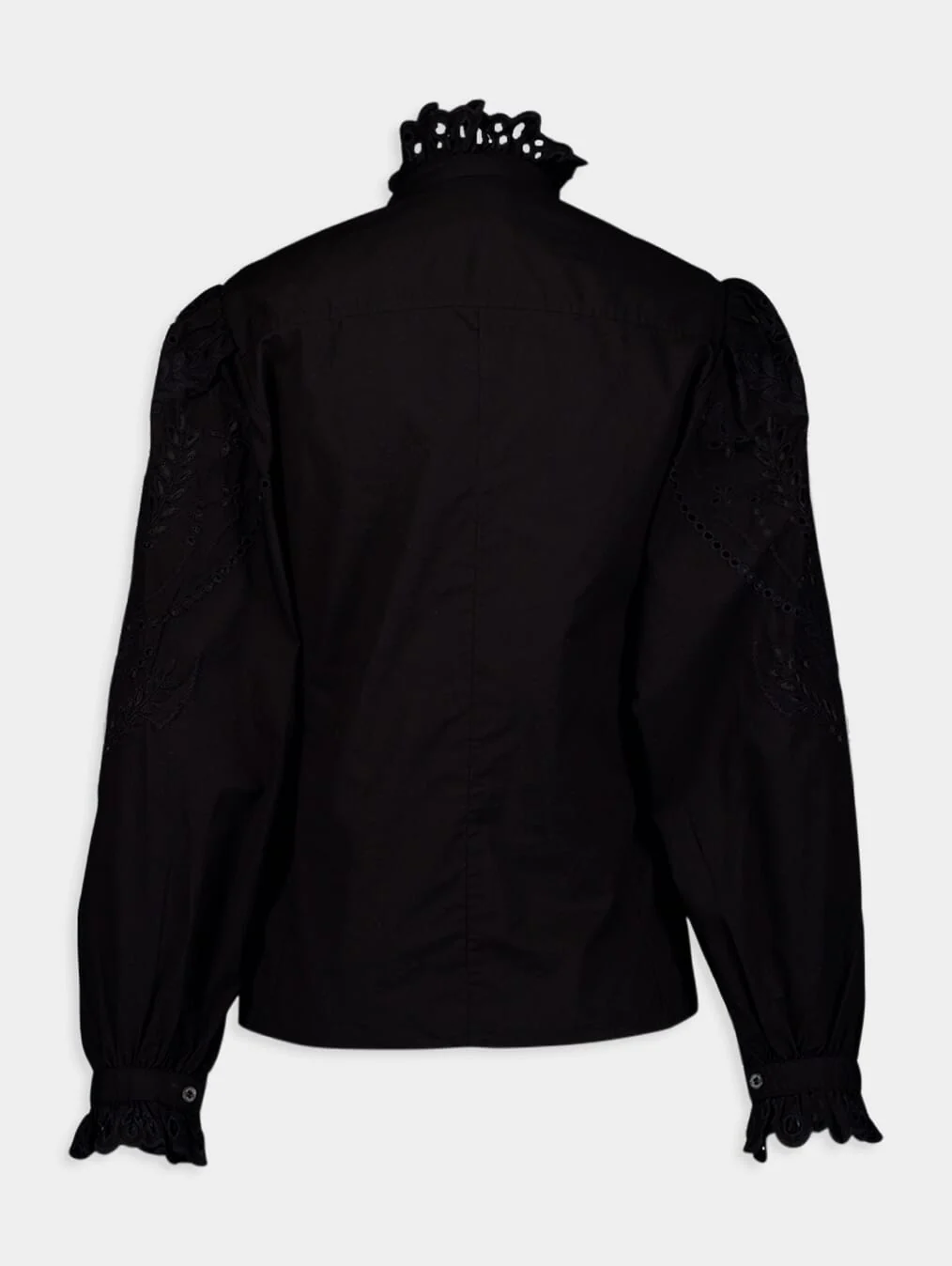 Raissa Broderie Anglaise Cotton Shirt - Image 3