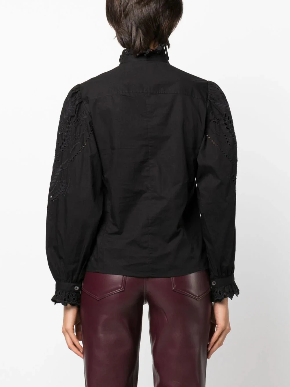 Raissa Broderie Anglaise Cotton Shirt - Image 4