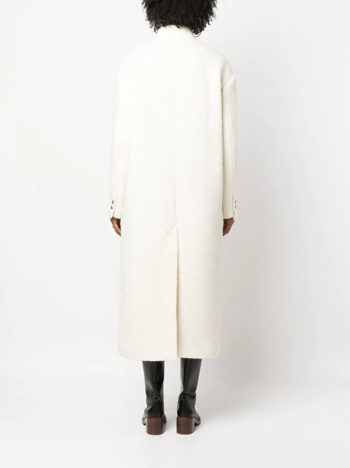 Sabine Wool Single Breasted Coat - Image 4