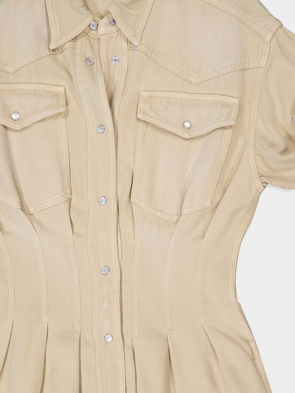 Tomia Denim Shirt Dress - Image 3