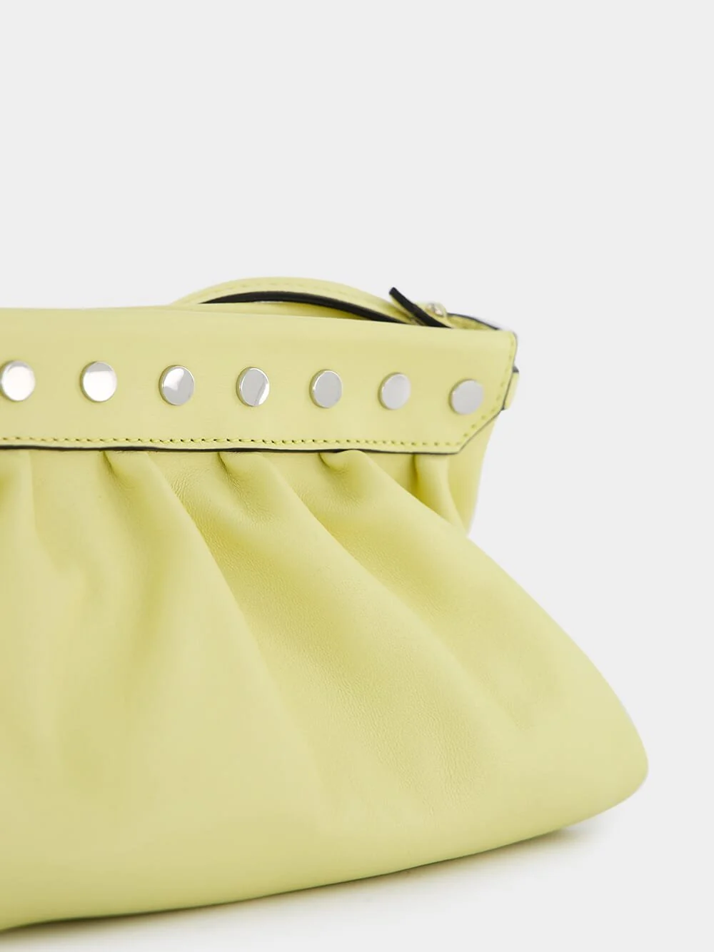Luz Leather Clutch Bag - Image 7