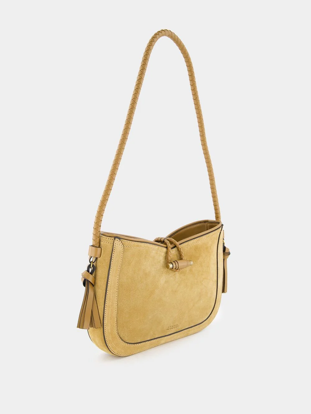 Vigo Suede Brown Shoulder Bag - Image 3