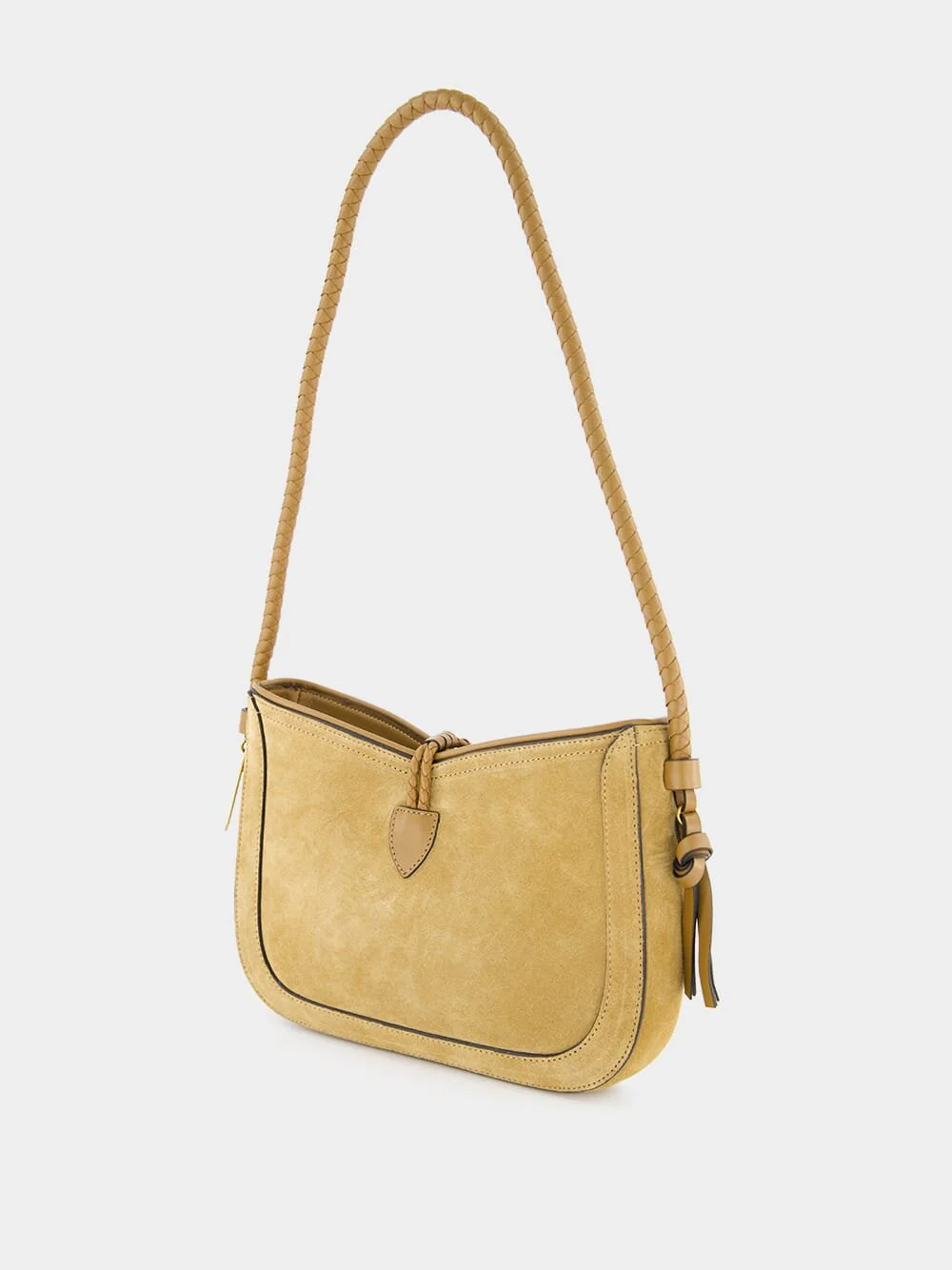 Vigo Suede Brown Shoulder Bag - Image 5