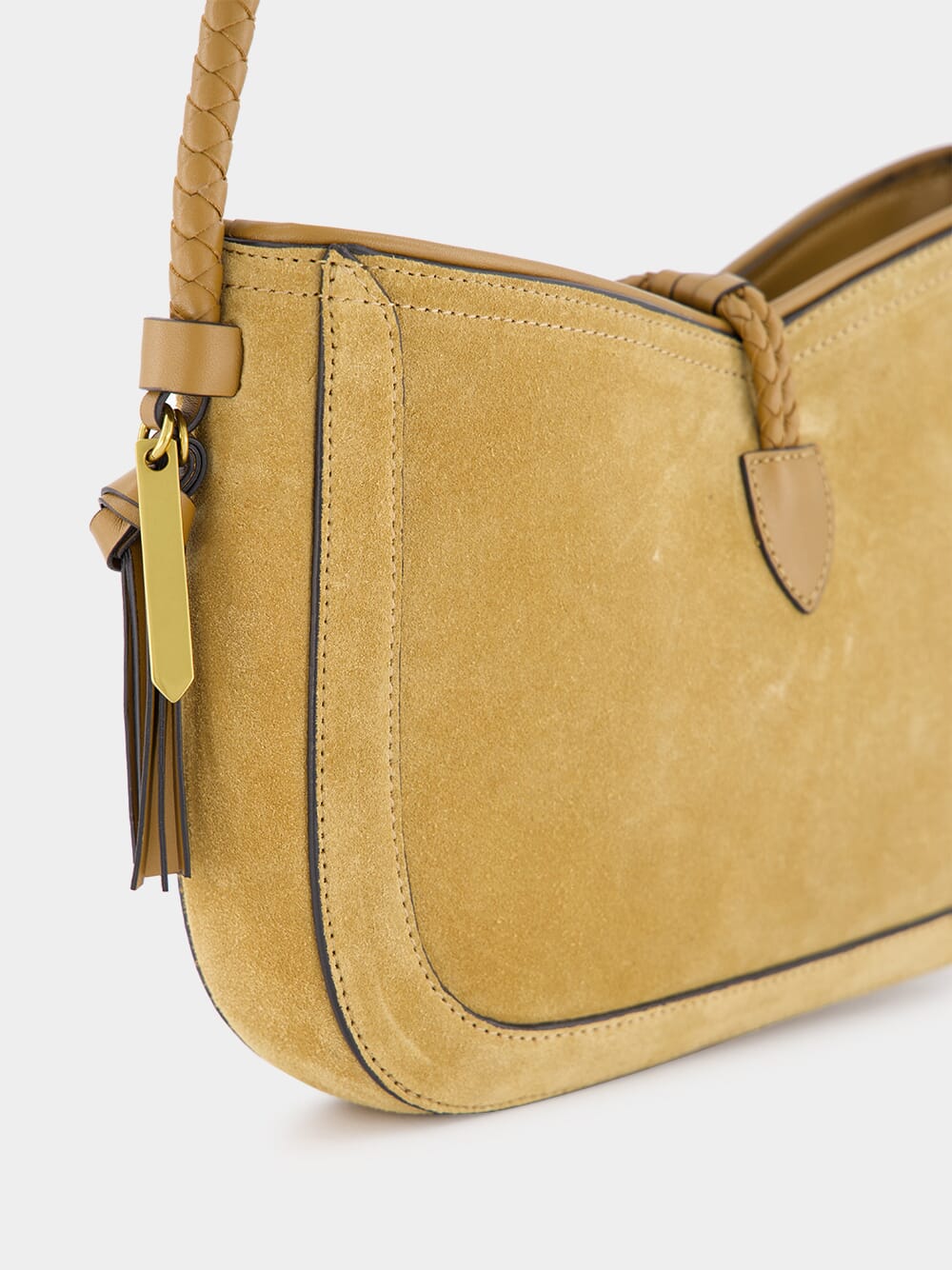 Vigo Suede Brown Shoulder Bag - Image 8