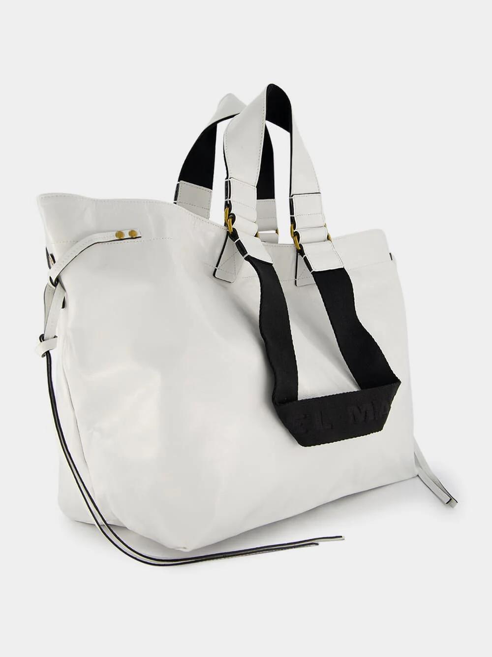 Wardy Crinkle-Effect Leather Tote Bag - Image 2