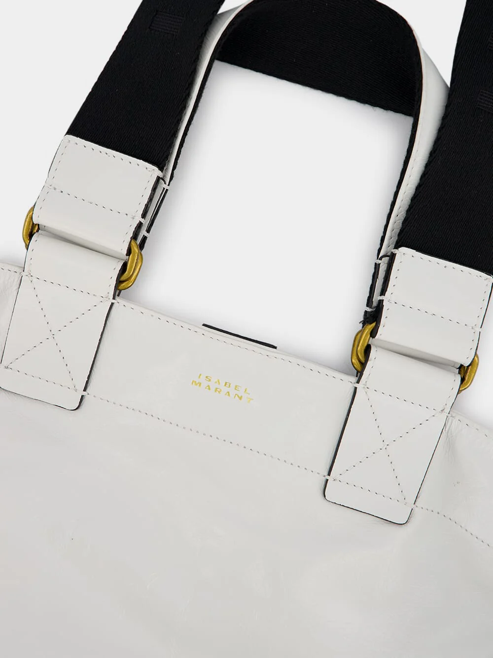 Wardy Crinkle-Effect Leather Tote Bag - Image 7