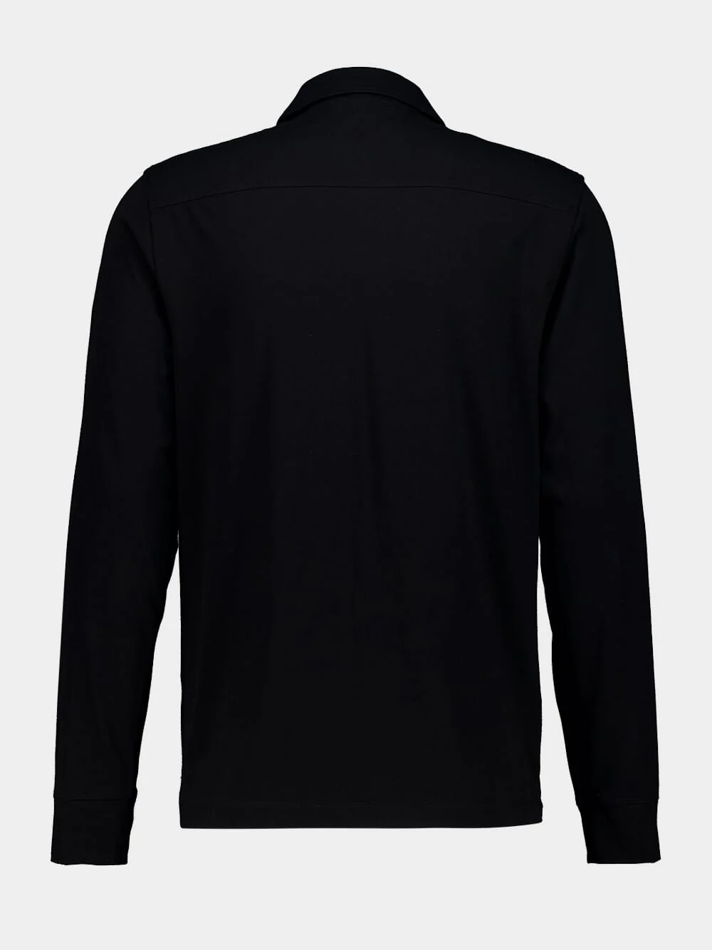 Black Clean Finish Cotton Jersey Shirt - Image 2