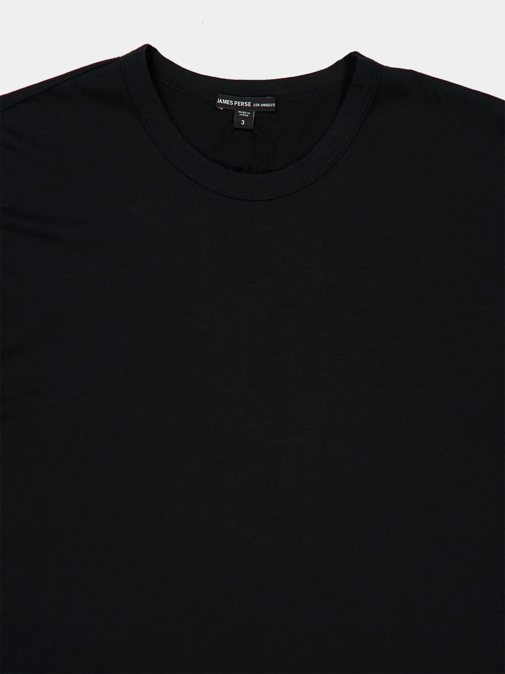 Black Luxe Lotus Cotton T-Shirt - Image 3