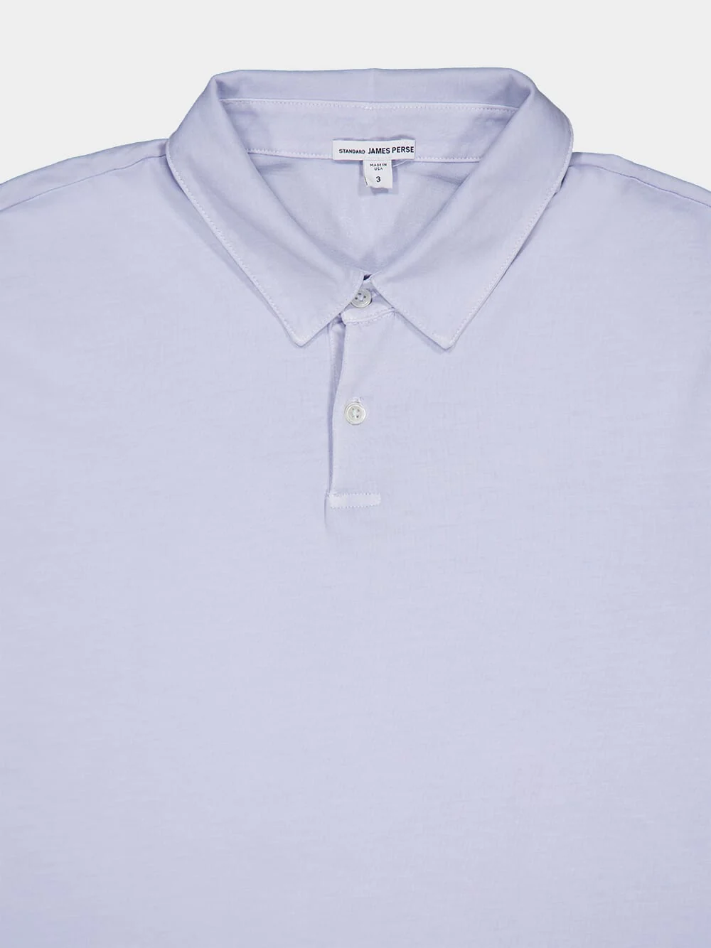 Short-Sleeved Classic Blue Polo Shirt - Image 3