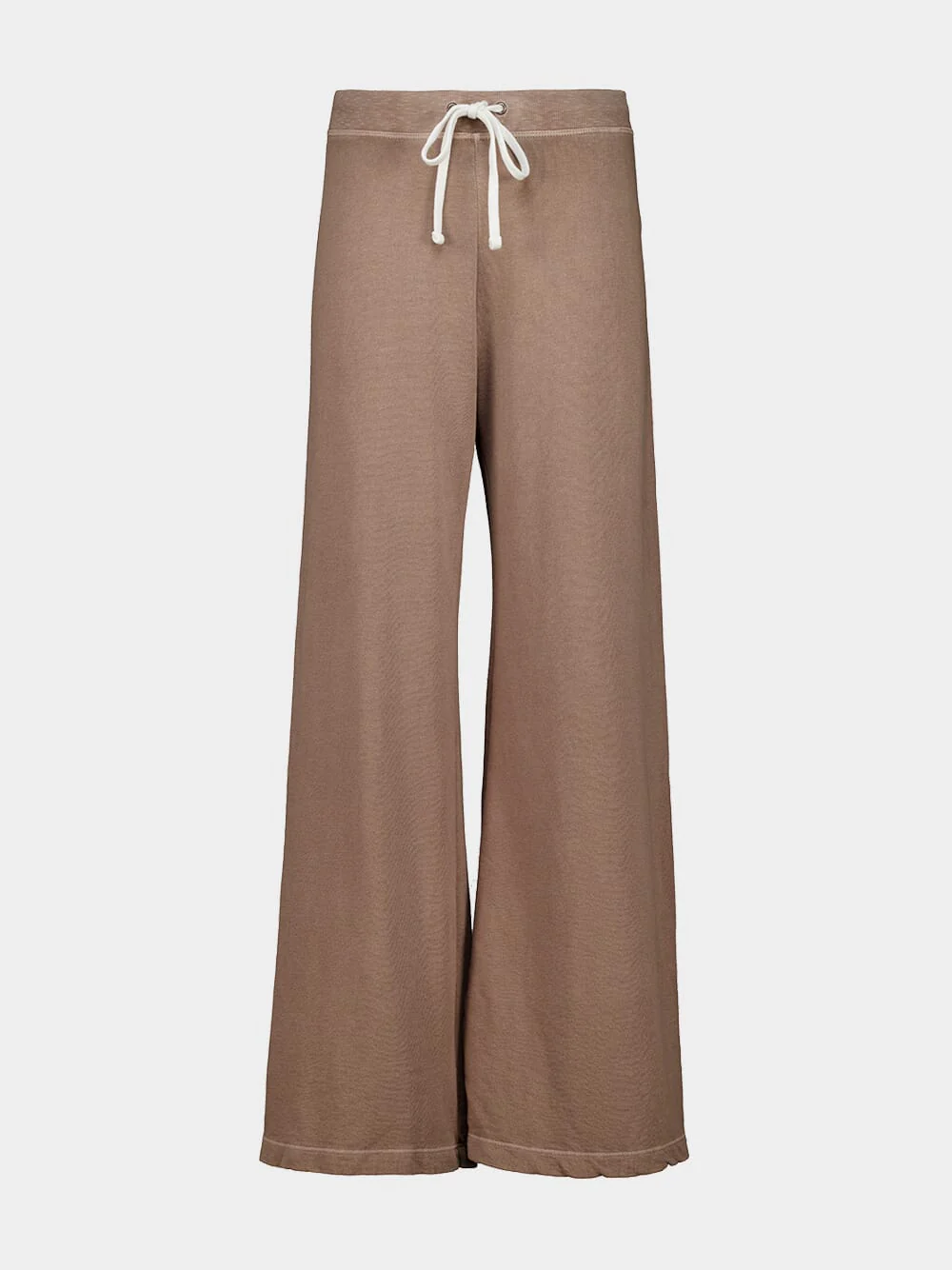 Coffee Pigment Vintage French Terry Wide Leg Sweatpants - Image 2