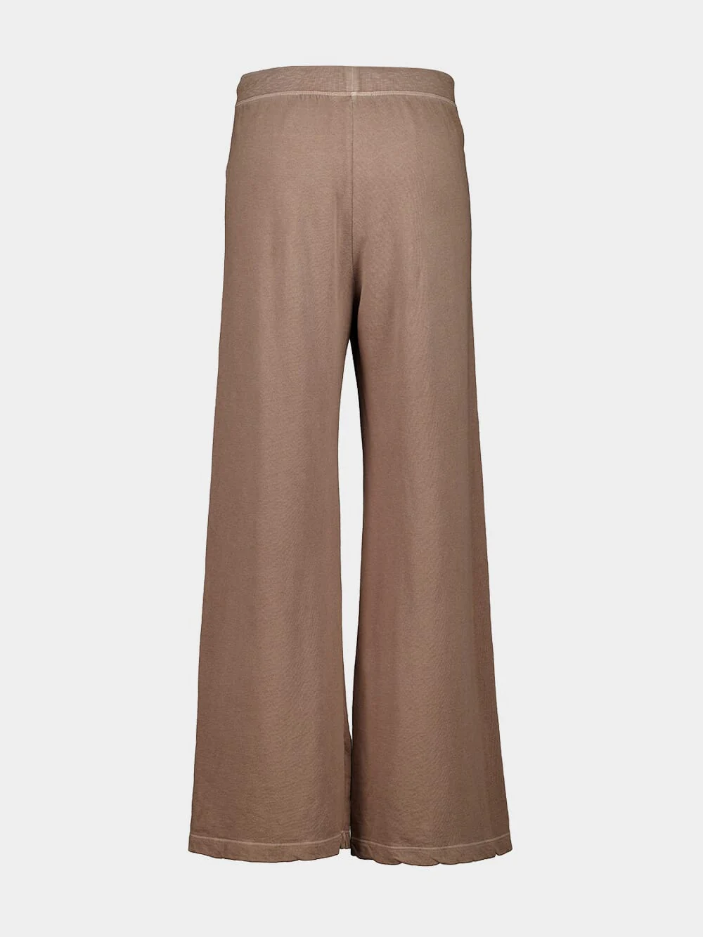Coffee Pigment Vintage French Terry Wide Leg Sweatpants - Image 4