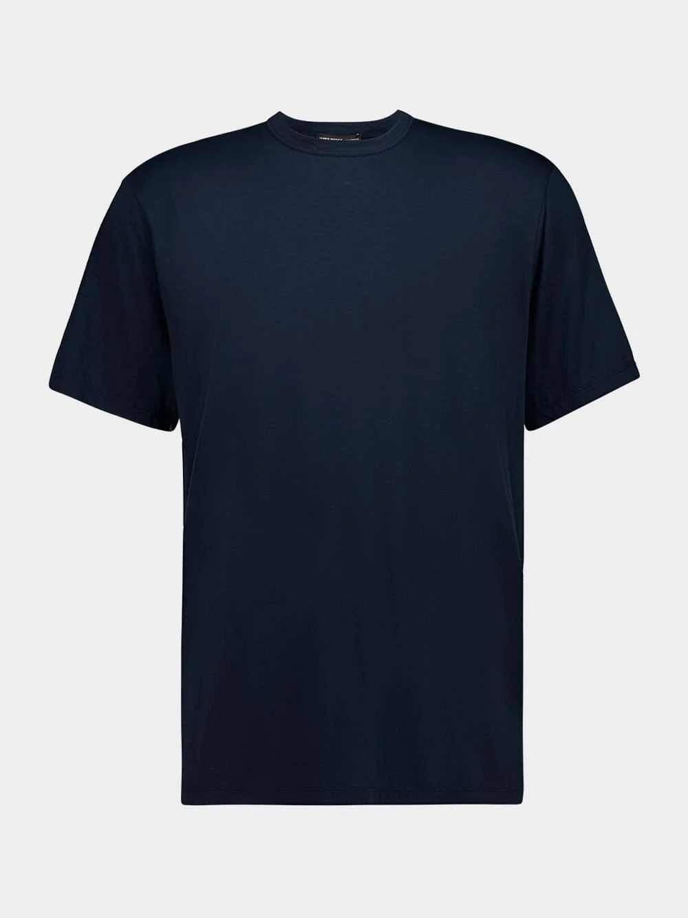French Navy Luxe Lotus Cotton T-Shirt