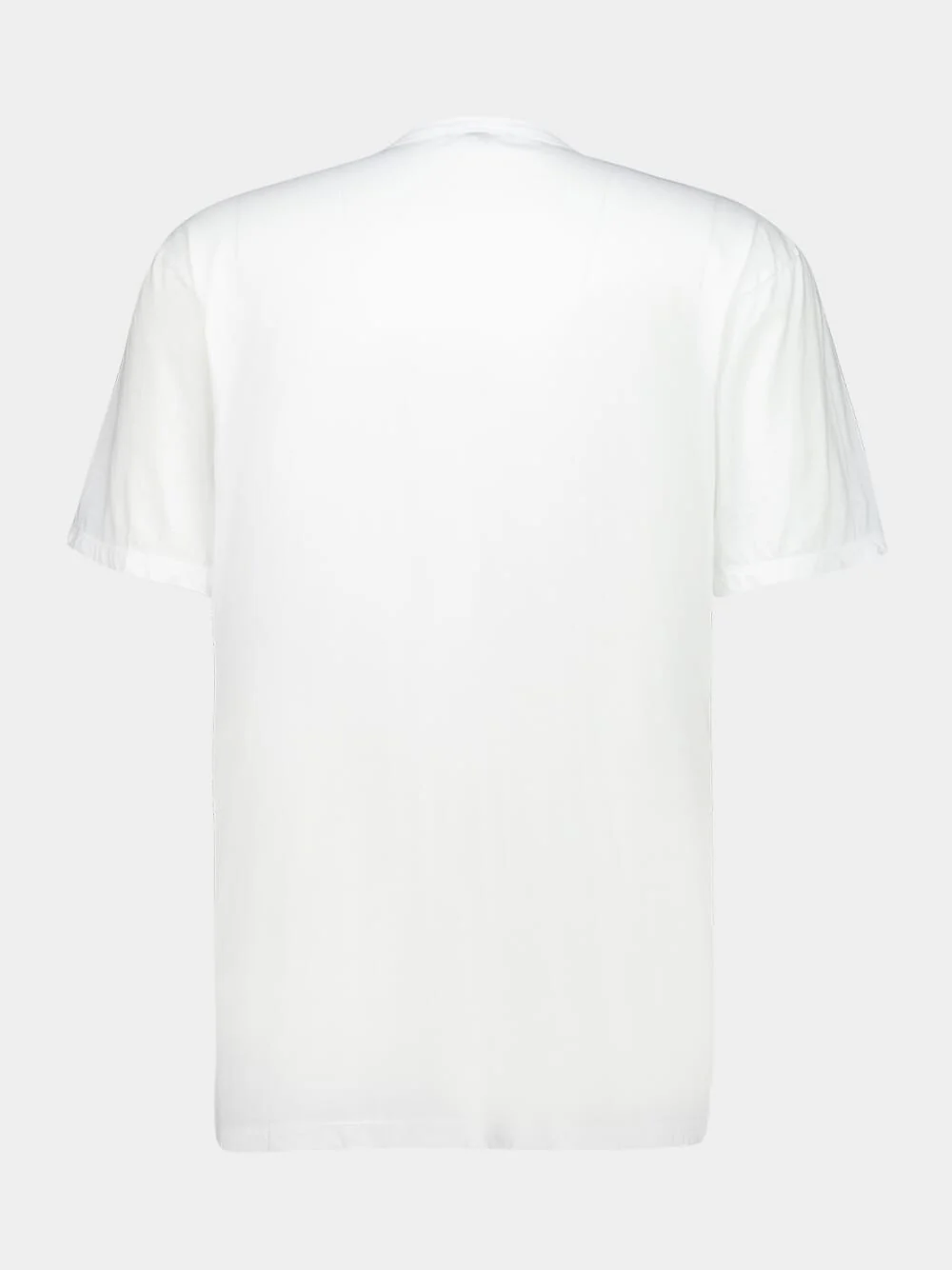 White Crew-Neck T-Shirt - Image 2