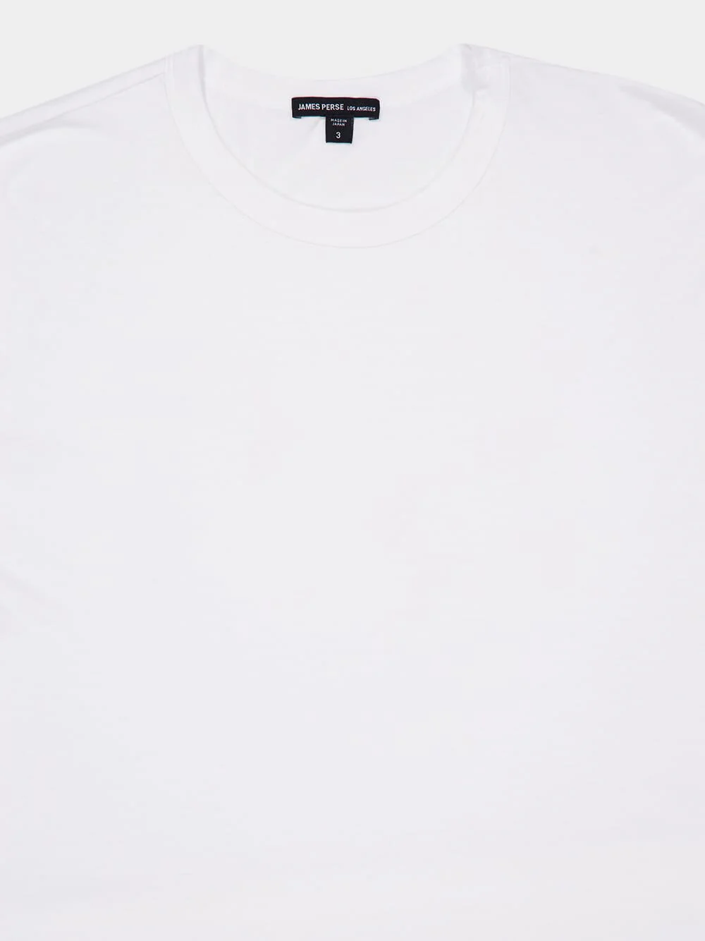 White Crew-Neck T-Shirt - Image 3