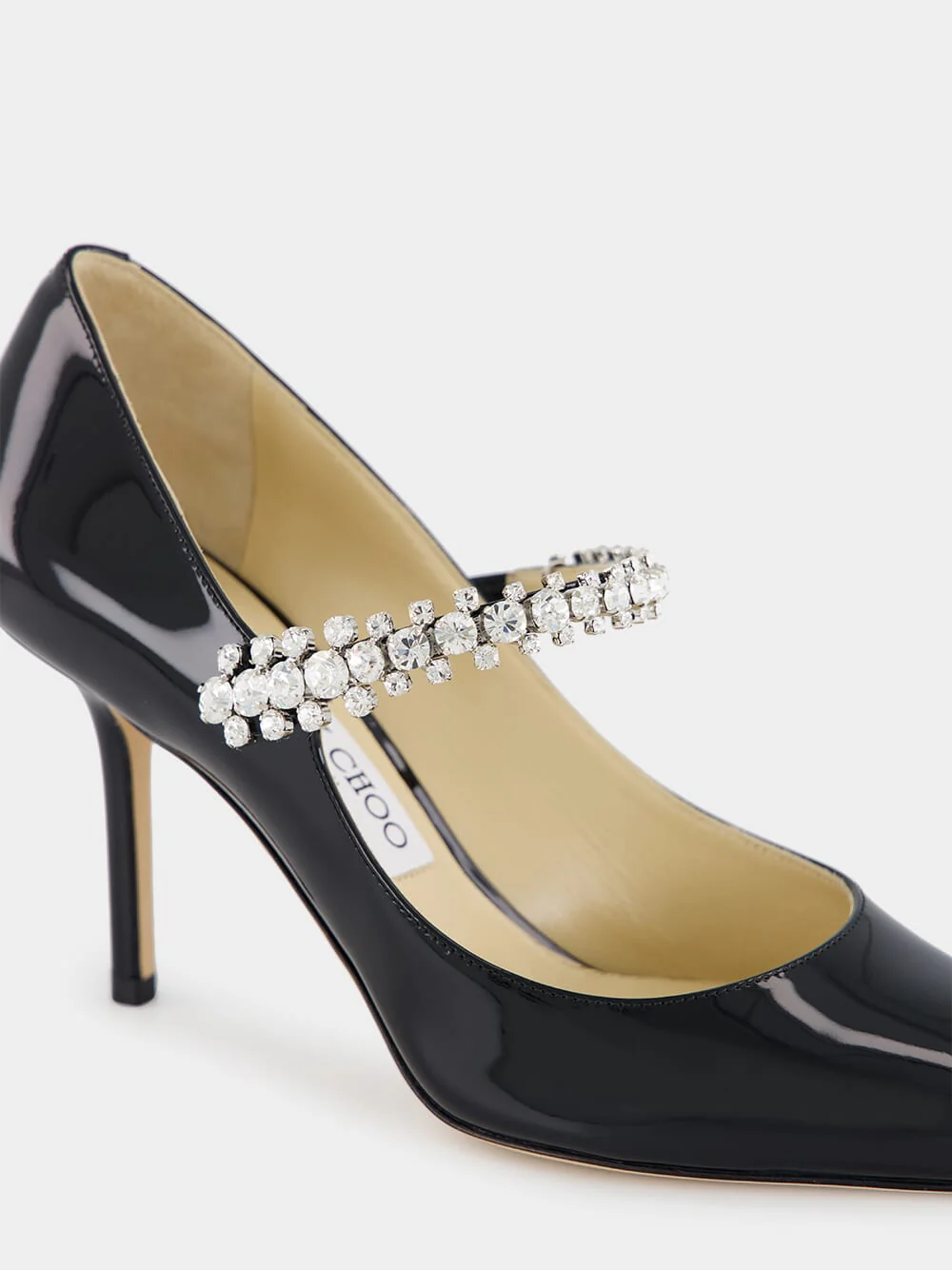Black Patent Leather Bing Pumps - Image 6