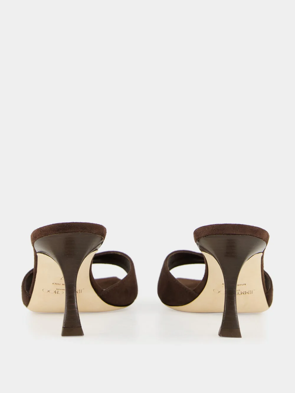 Chocolate Brown Suede Skye Sandals - Image 5