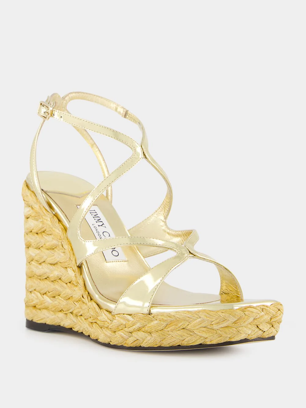 Gold Ayla Wedge Sandals - Image 3