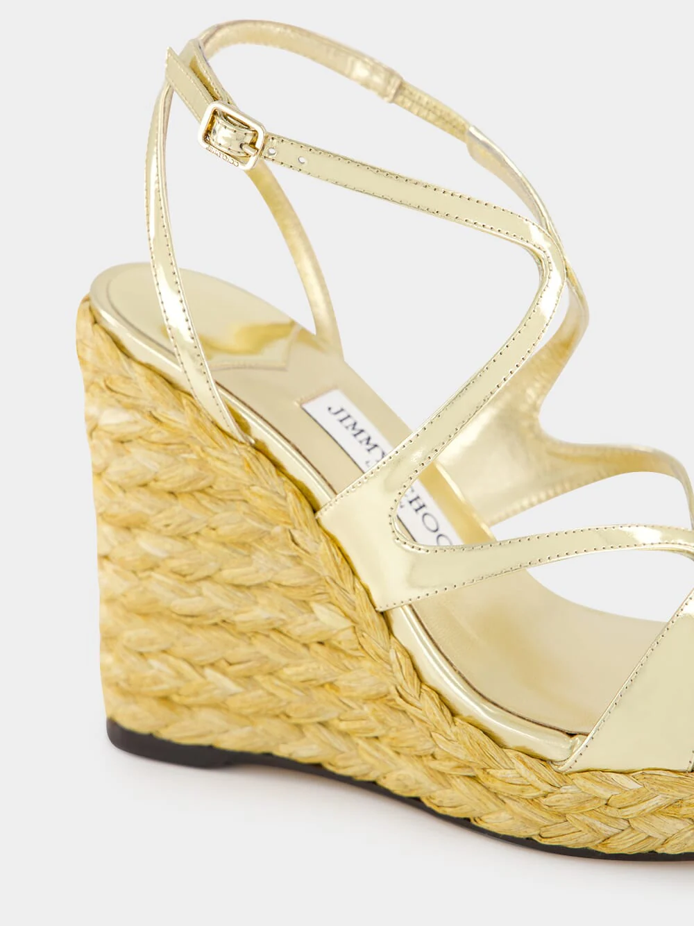 Gold Ayla Wedge Sandals - Image 7