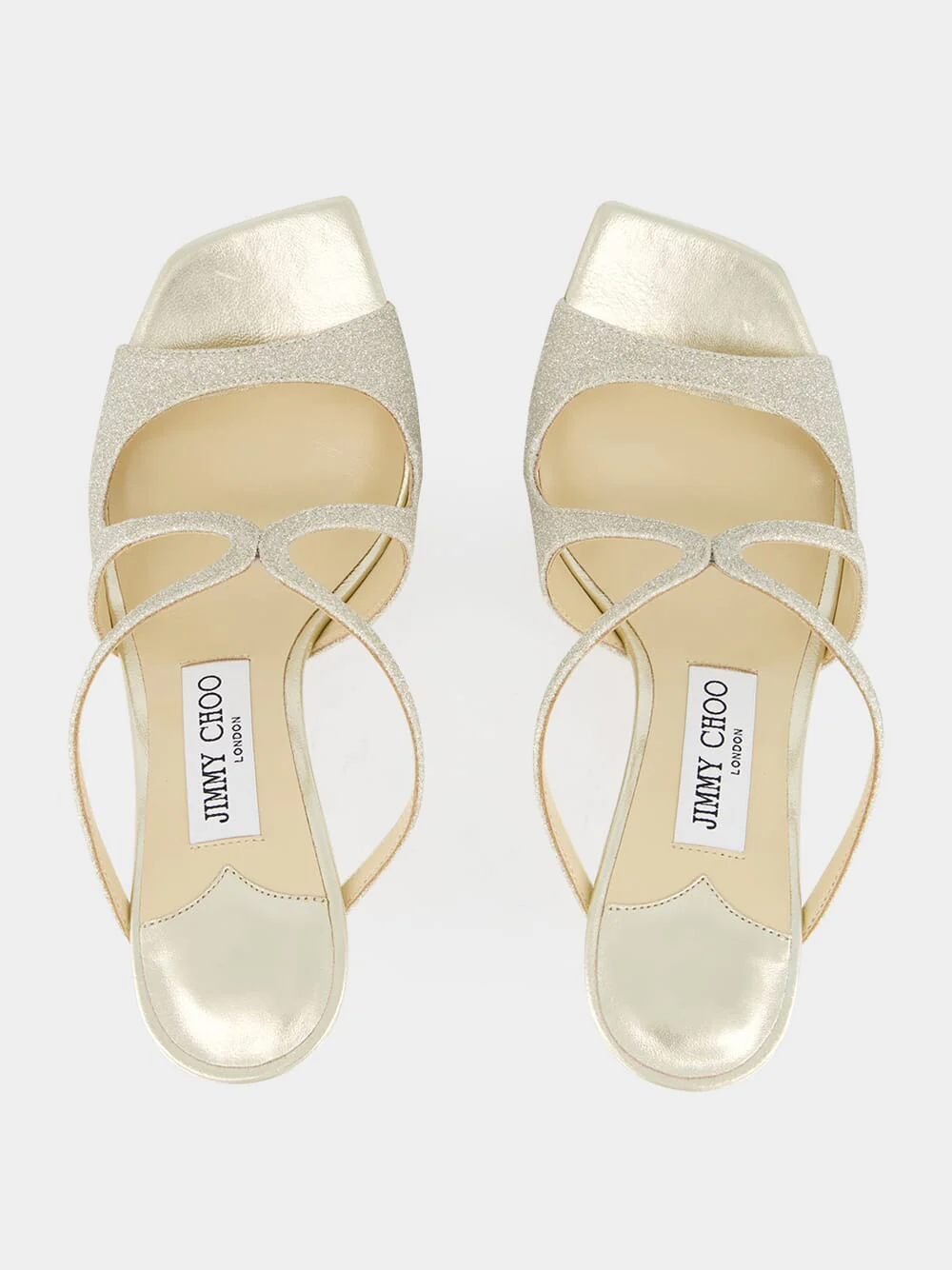 Platinum Ice Anise Glitter Sandals - Image 4