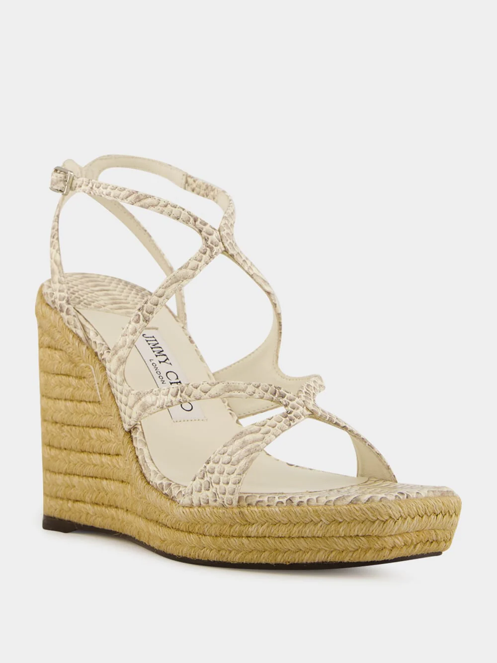 Roccia Embossed Leather Ayla Wedges - Image 2