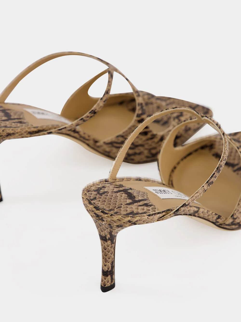 Anise 75 Kigali Snake Print Mules - Image 6