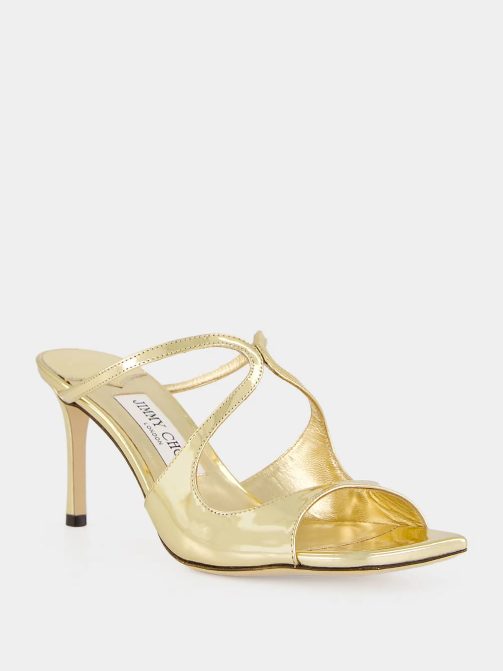 Anise 75 Gold Leather Mules - Image 2