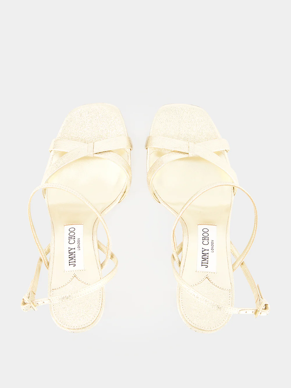 Platinum Elsy 85 Metallic Sandals - Image 4