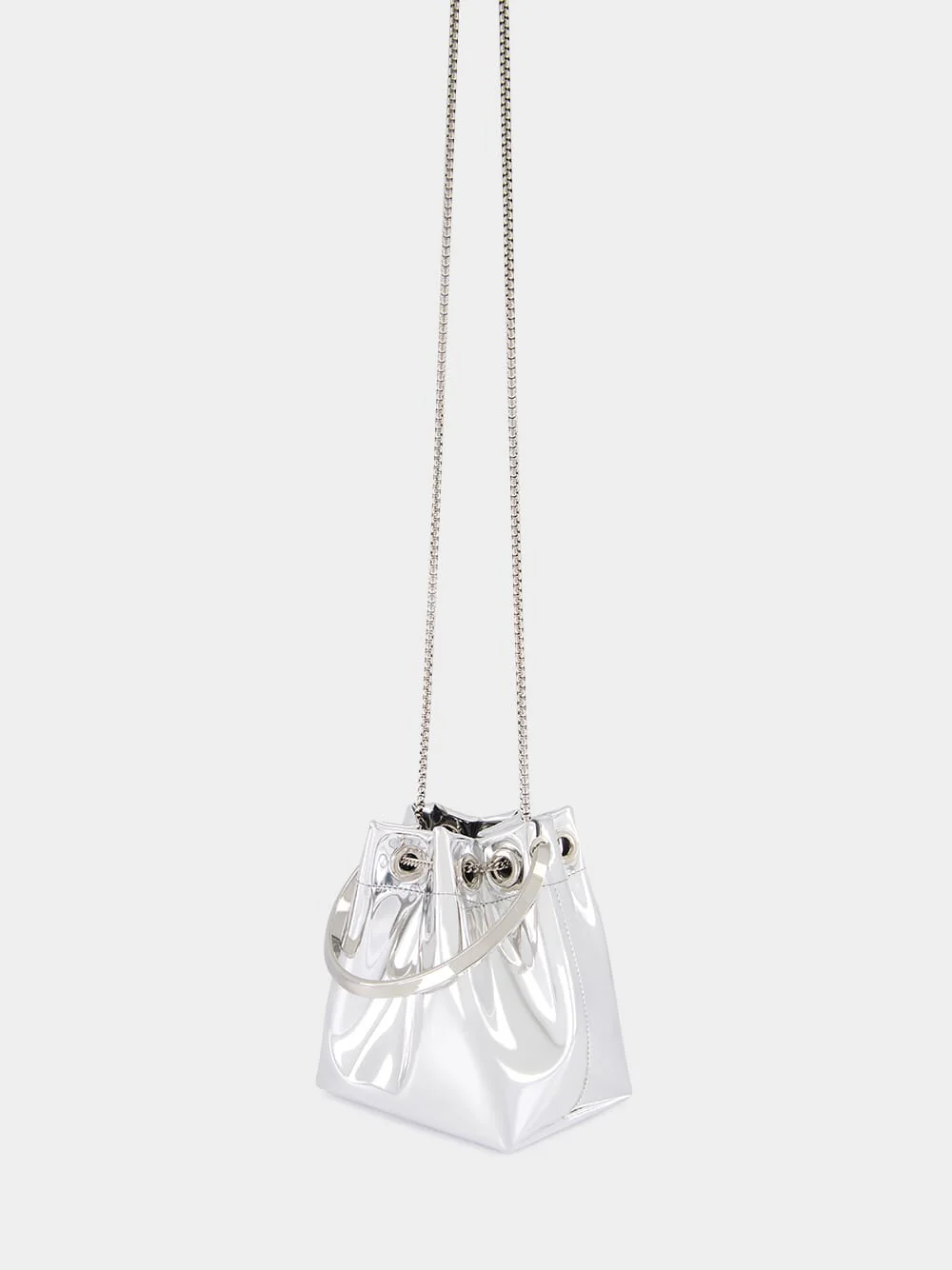 Silver Bon Bon Mirror Mini Bag - Image 5