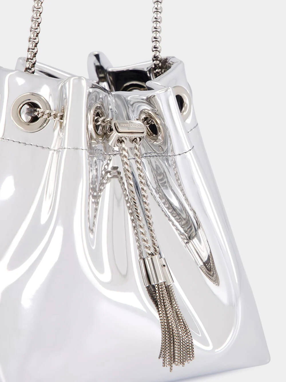 Silver Bon Bon Mirror Mini Bag - Image 7