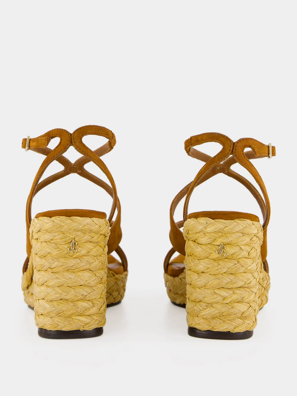 Ayla 85 Tan Suede Wedges - Image 6